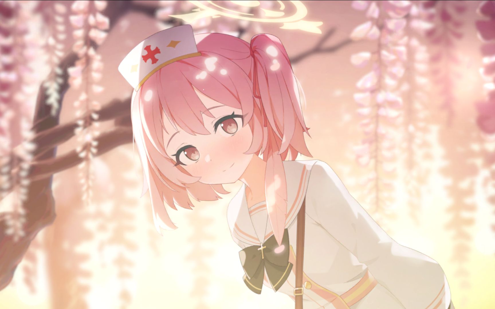 碧蓝档案天使感很足的鹫见芹奈live2d剧情