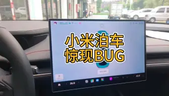 Download Video: 小米待客泊车有一个大BUG，在临街店铺前停车时，被玻璃中的反射倒影给吓住了，多次尝试，均失败