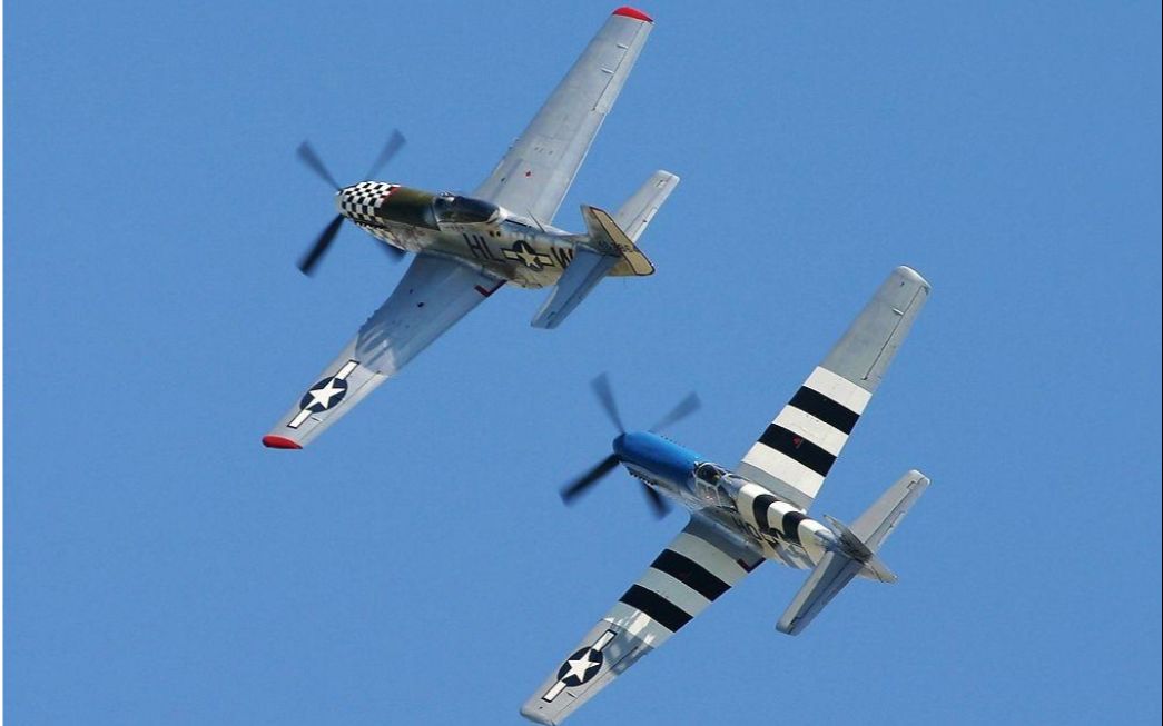 战争雷霆p51h野马奔驰在末代活塞的马皇