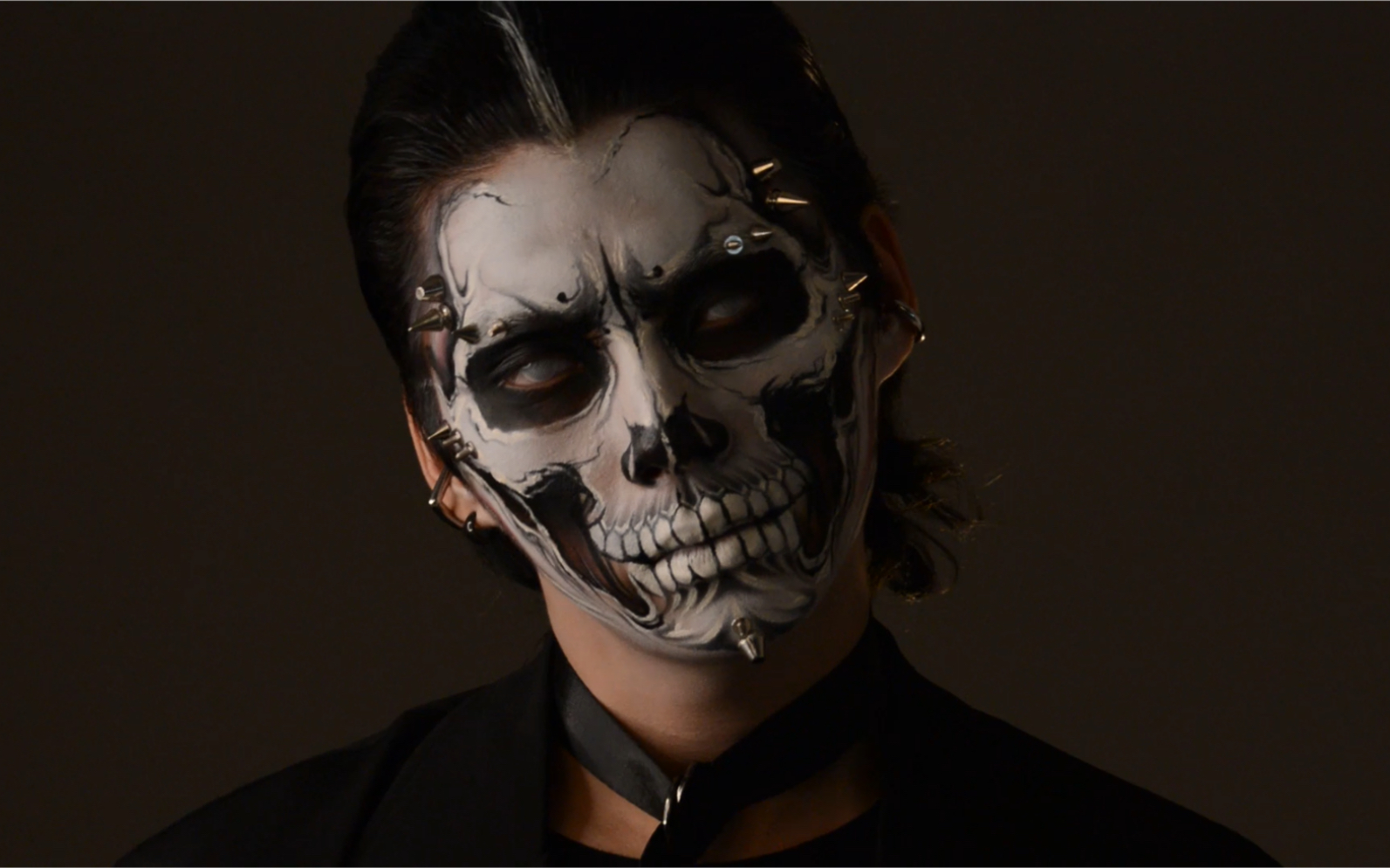 骷髅妆万圣节活动妆容下集