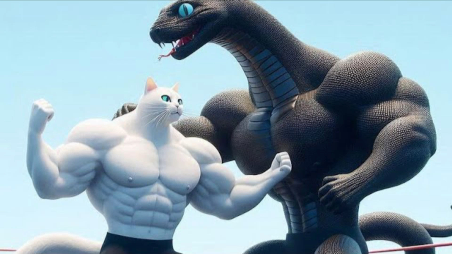 肌肉动物的较量