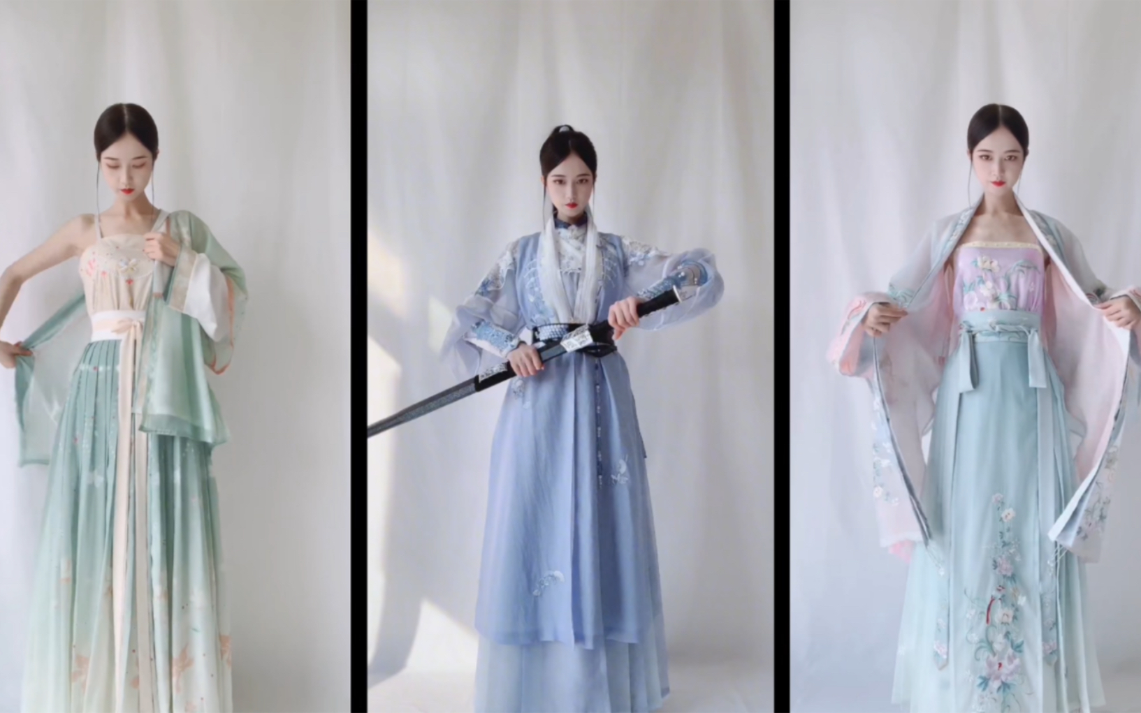 中国风汉服 超美小姐姐零青子合集 难却dj版 今日无事勾栏听曲