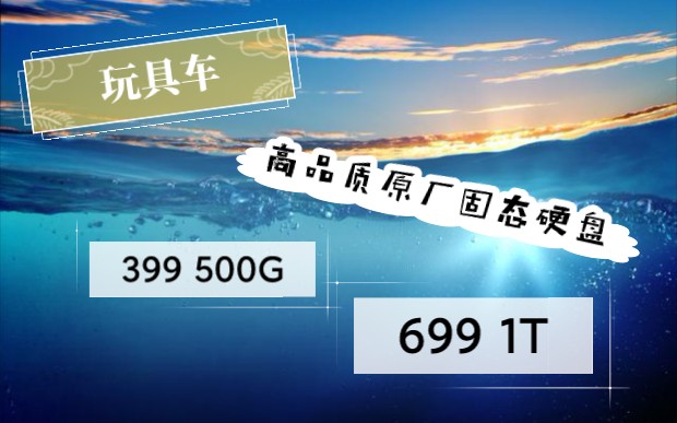 399元500G,699元1T,高品质原厂固态硬盘哔哩哔哩bilibili