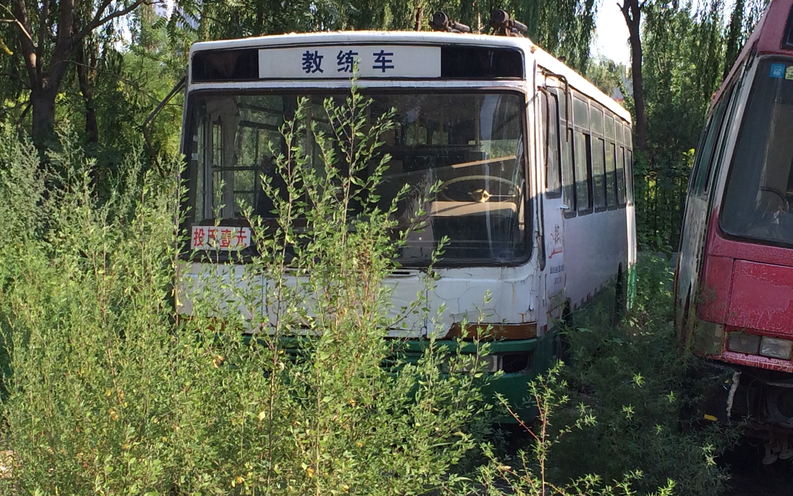 2014年7月太原运转——102路无轨电车,前方展望