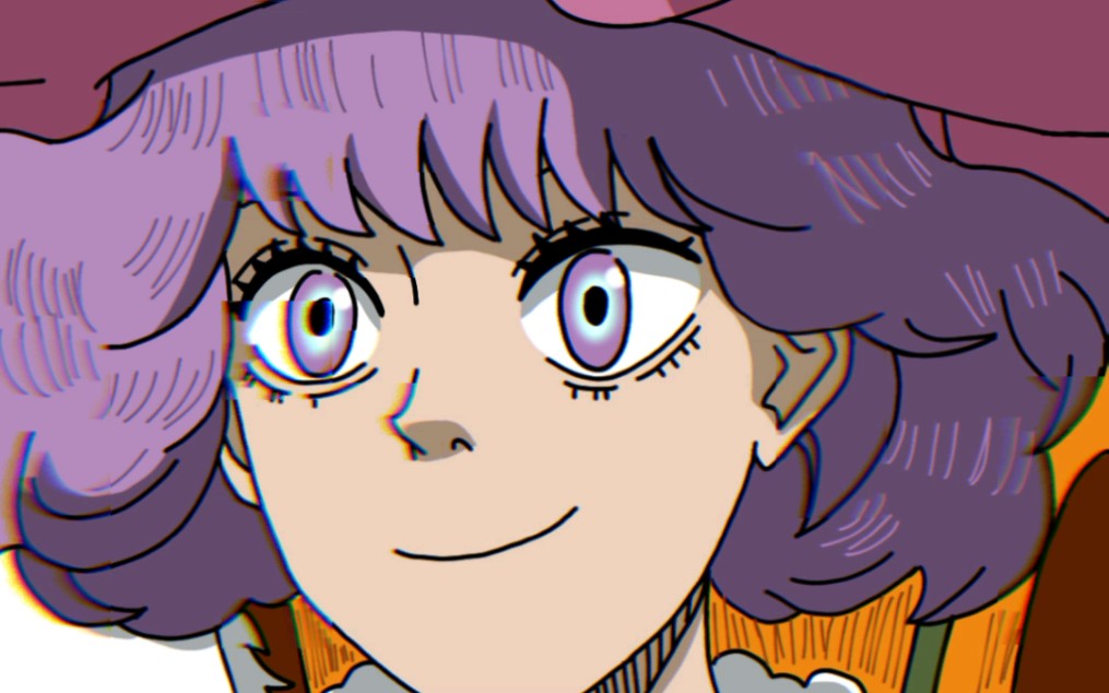 追了很久的黑色四叶草,临摹一张多萝西