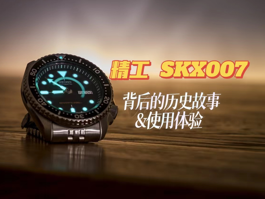 【分享】精工SKX007背后的历史故事&使用体验哔哩哔哩bilibili