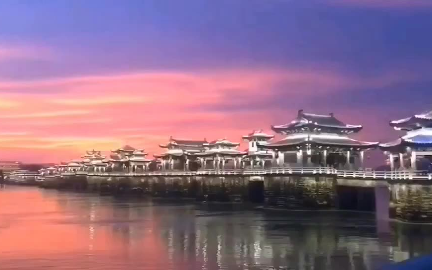 [图]潮州湘子桥夜景