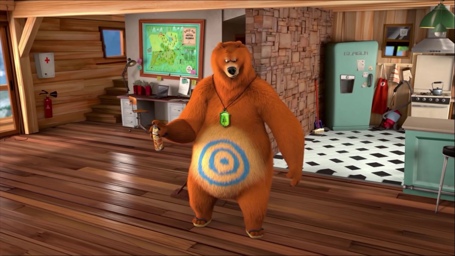 0529 英语动画 笨狗熊01