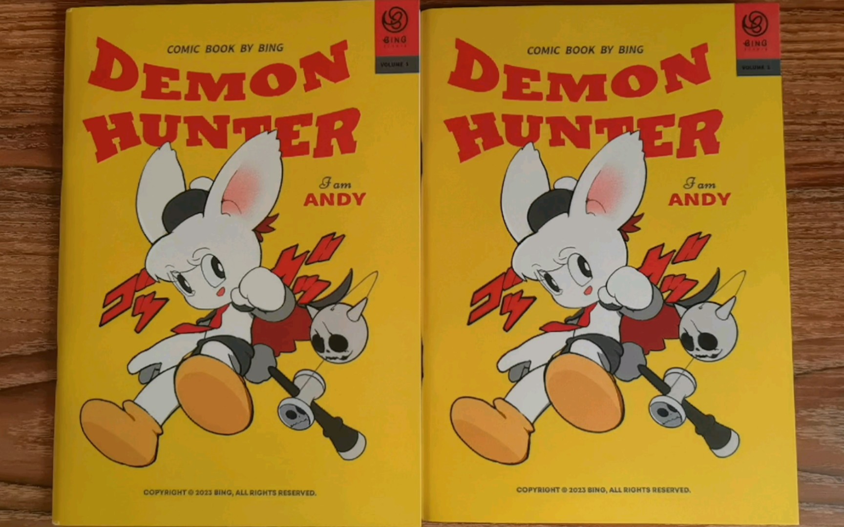 【国漫分享】bing原创独立漫画《恶魔猎人安迪》签绘版,勇闯鬼屋挑战