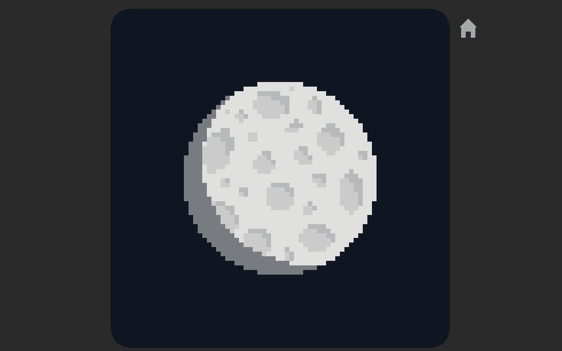 【coloring game】涂色游戏教你画马赛克月球 #1