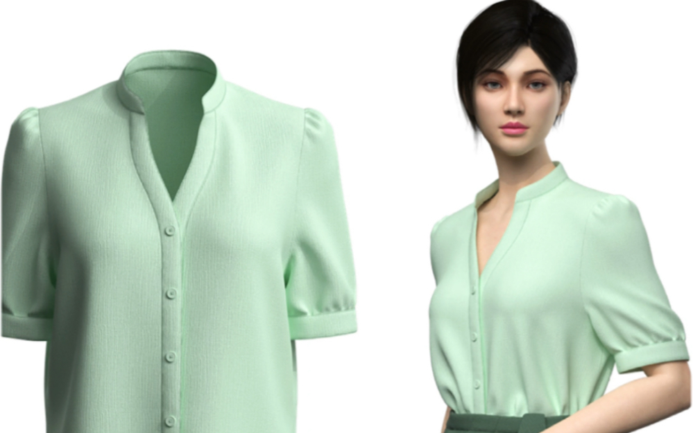 style3d 服装建模效果展示