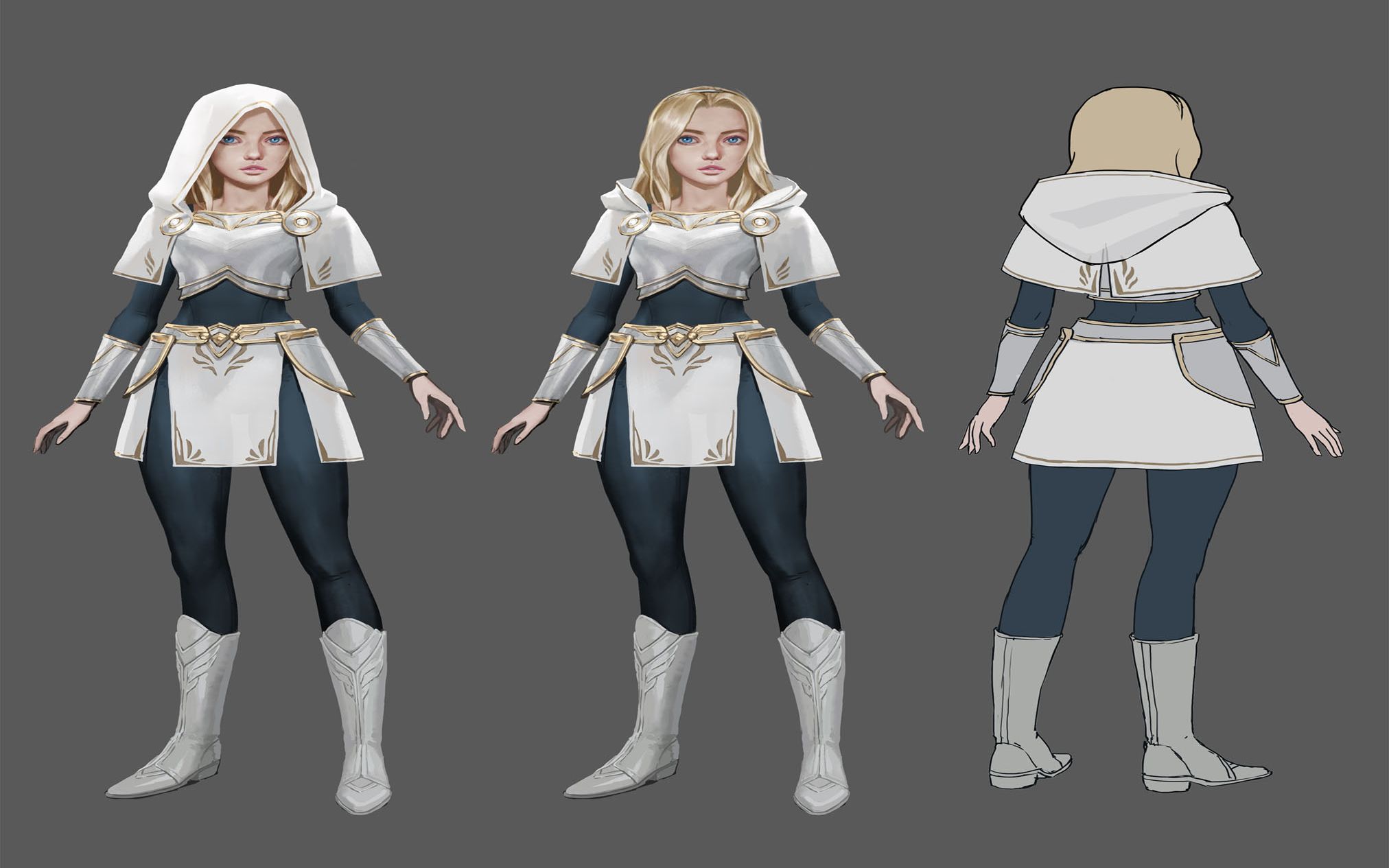 【3dmax零基础建模】英雄联盟"光辉女郎·拉克丝"3d人物模型建模_哔哩