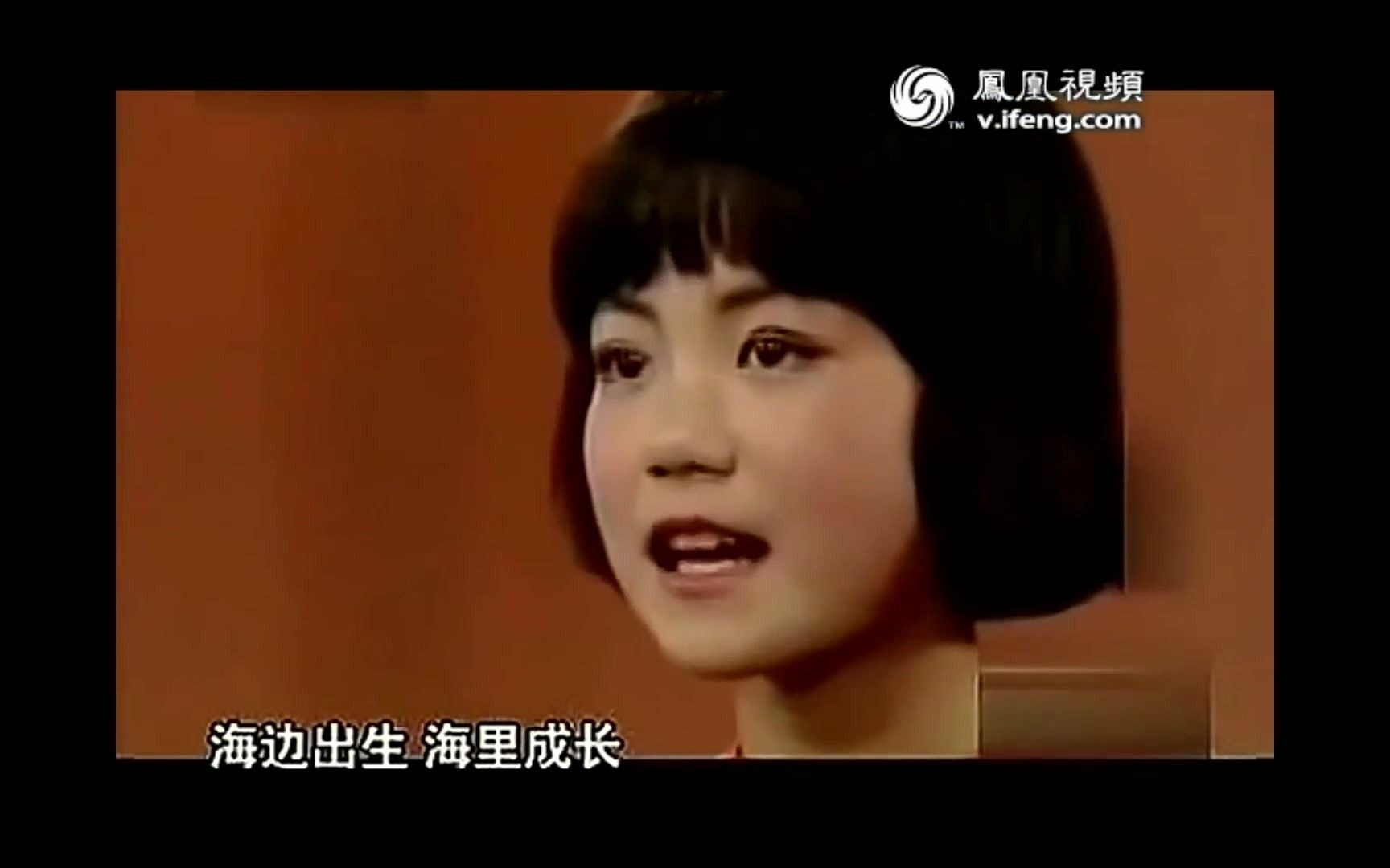 王菲 14岁,大海啊故乡