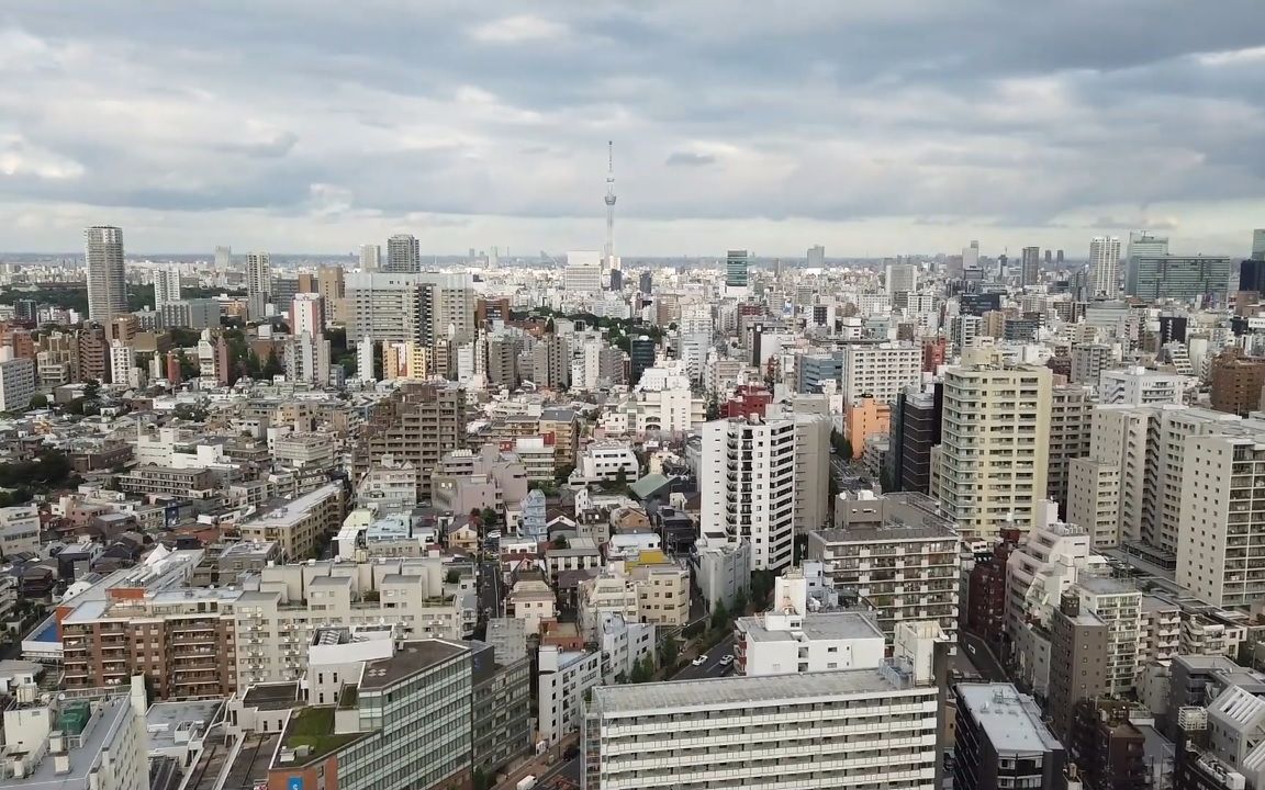 【超清日本】第一视角 文京区市民中心观赏东京全景 2019.9哔哩哔哩bilibili