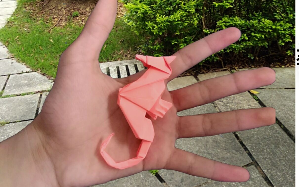 折纸这这这么简单又可爱的小海马不进来看看