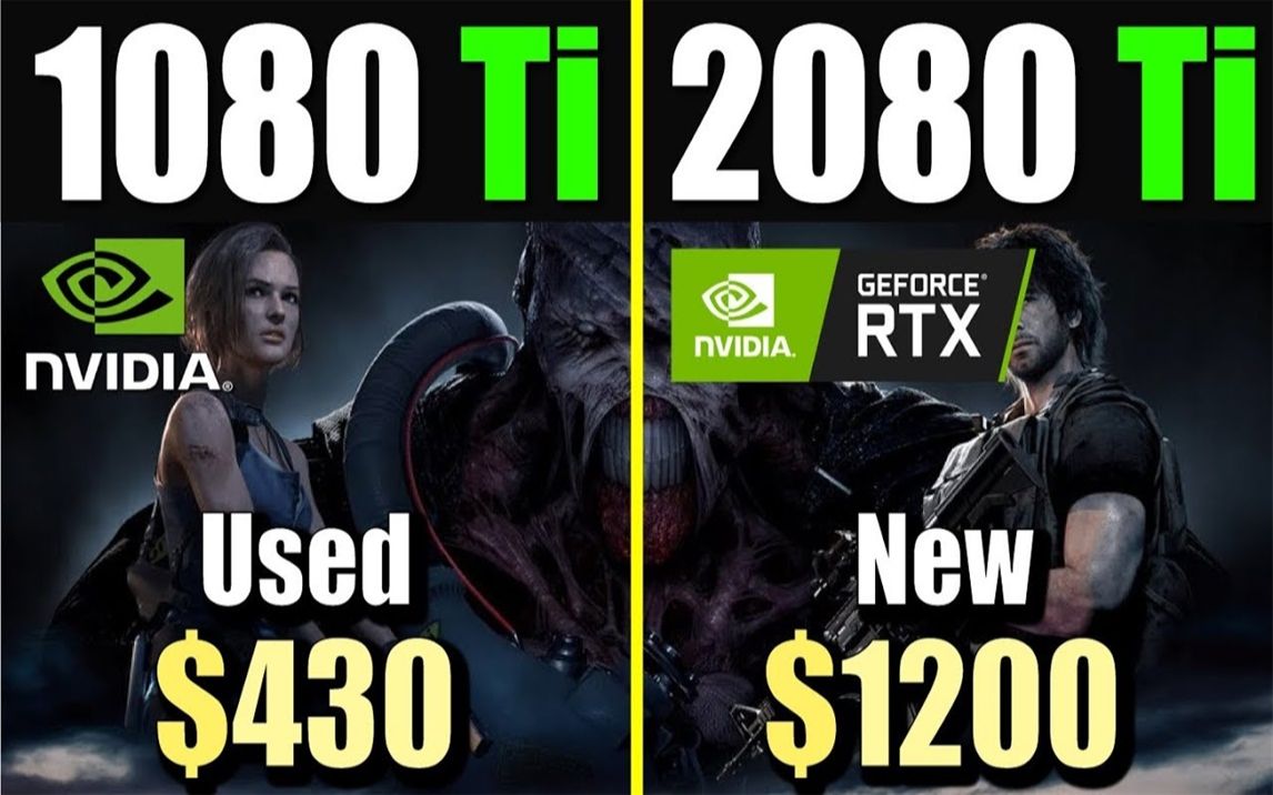 GTX 1080Ti vs RTX 2080Ti 显卡游戏性能测试对比(4K分辨率,CPU为i78700K) 1080P视频哔哩哔哩bilibili