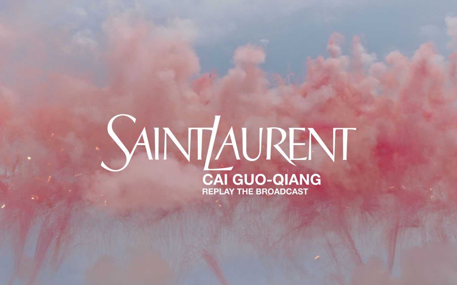 [图]樱花满开的日子｜蔡国强✖️SAINT LAURENT