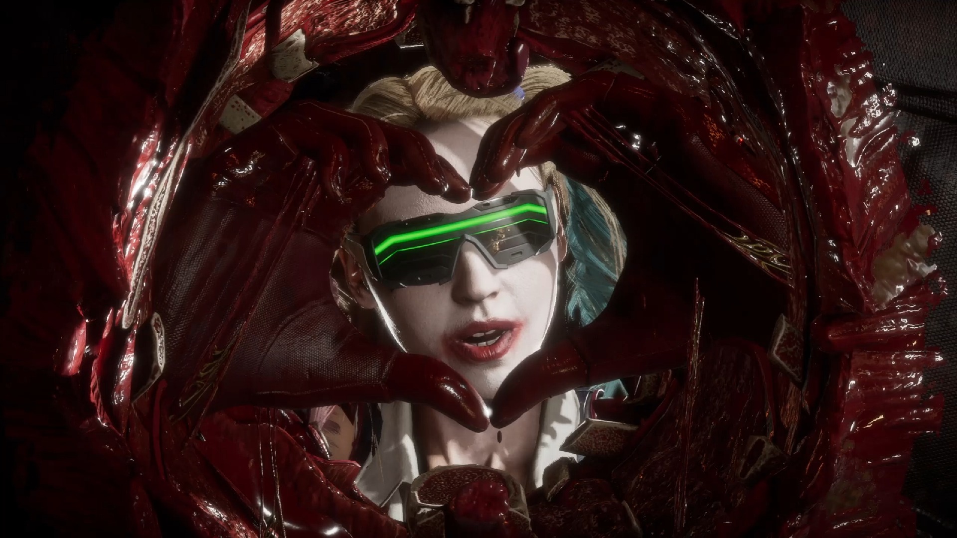 阳光开朗大姐姐凯西凯奇为全角色比心心