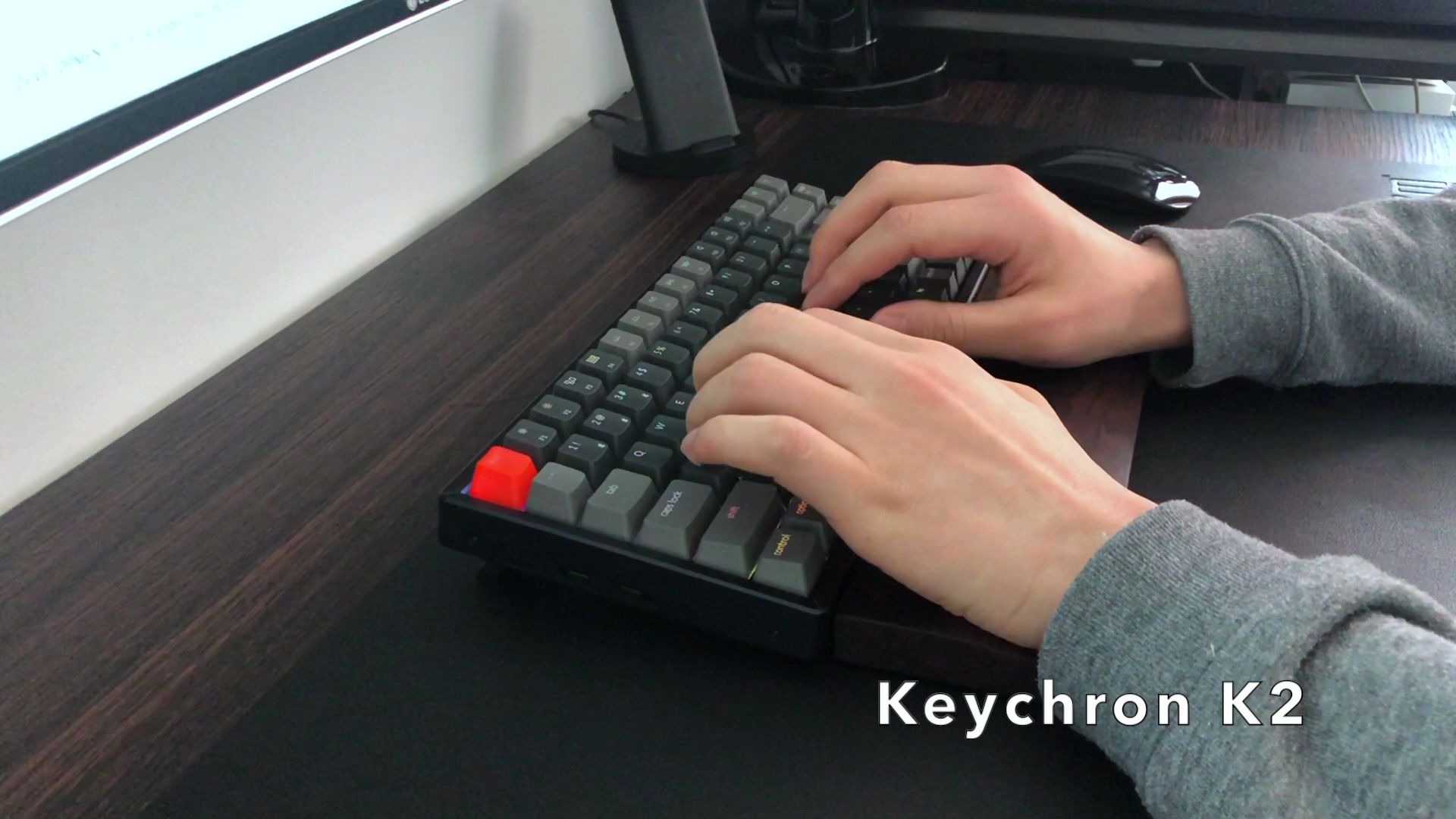 键声keychronk2vs樱桃cherrymx80同样是红轴机械键盘差别还是有的