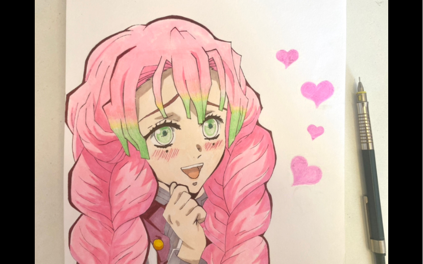 手绘 甘露寺蜜璃