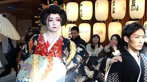 搬运 新春はねだ江戸まつり花魁道中 哔哩哔哩 つロ干杯 Bilibili