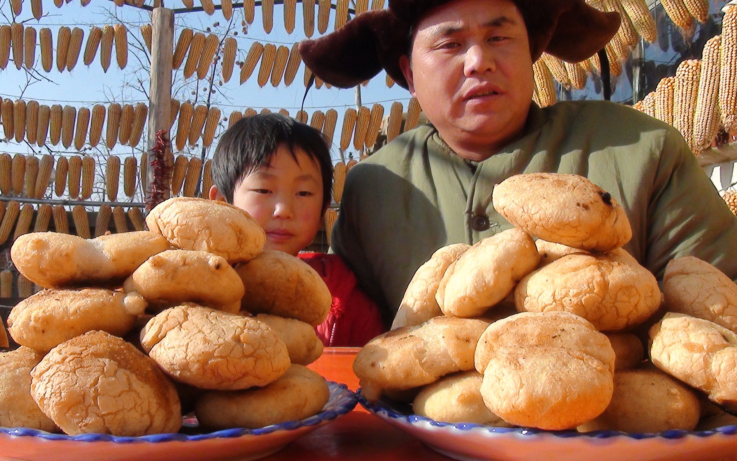 农村大锅哥,今天给女儿做了这个好吃的,吃的停不下口味美