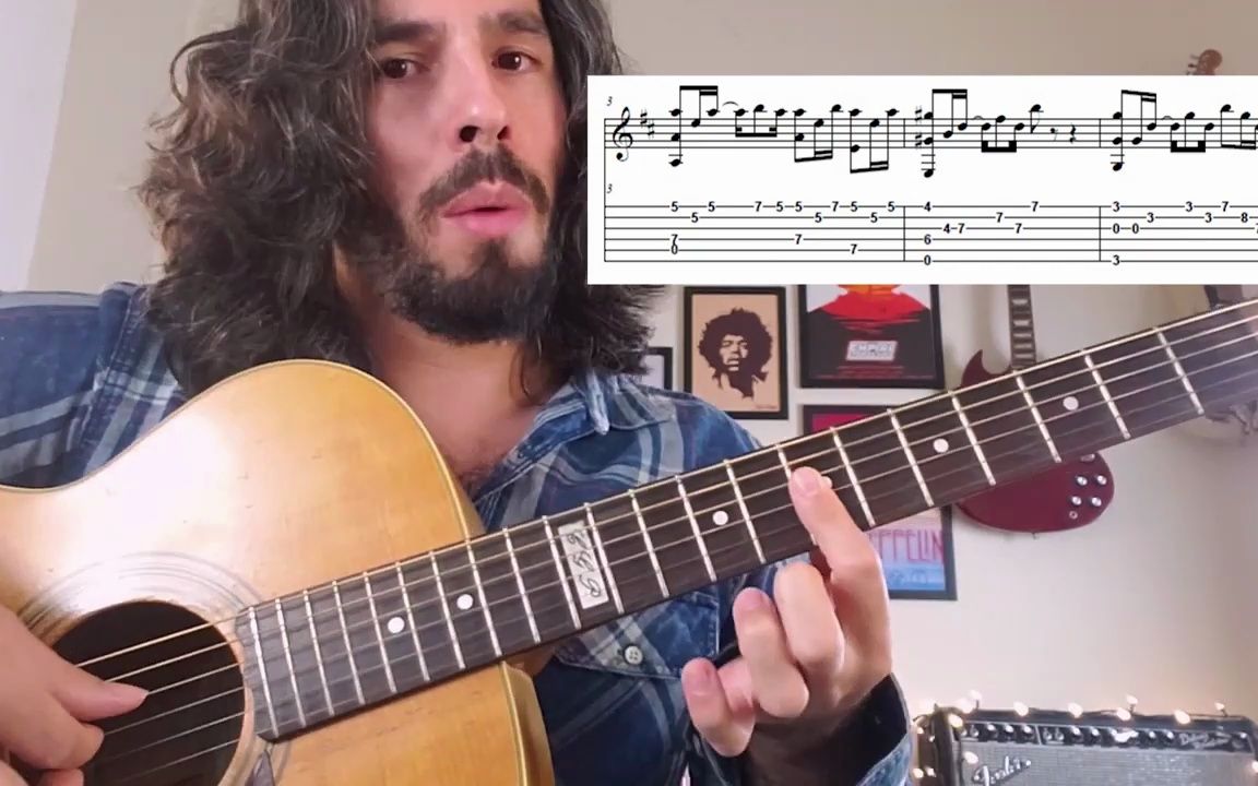 [图]【牛棚日记】Eagles-Hotel California Fingerstyle Guitar 加州旅馆 指弹吉他老鹰乐队 带谱 Lucas Imbiriba