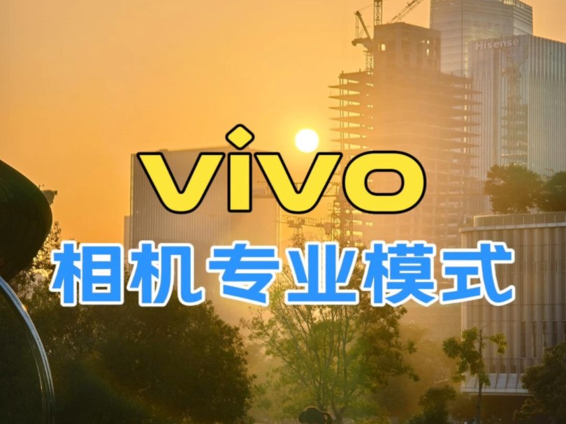 vivo手机的专业模式哔哩哔哩bilibili