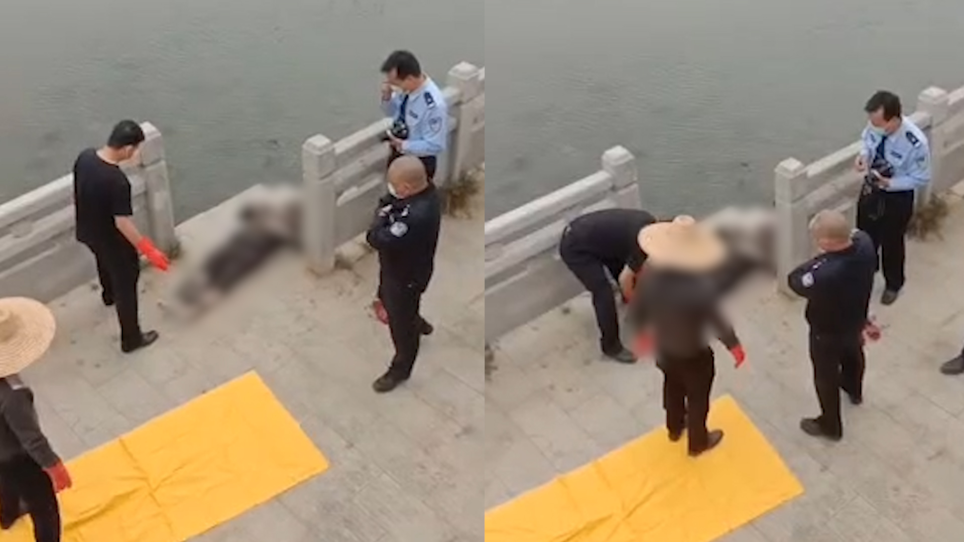 [图]江中惊现男性浮尸手脚均被捆绑，警方：生前病痛缠身，排除他杀