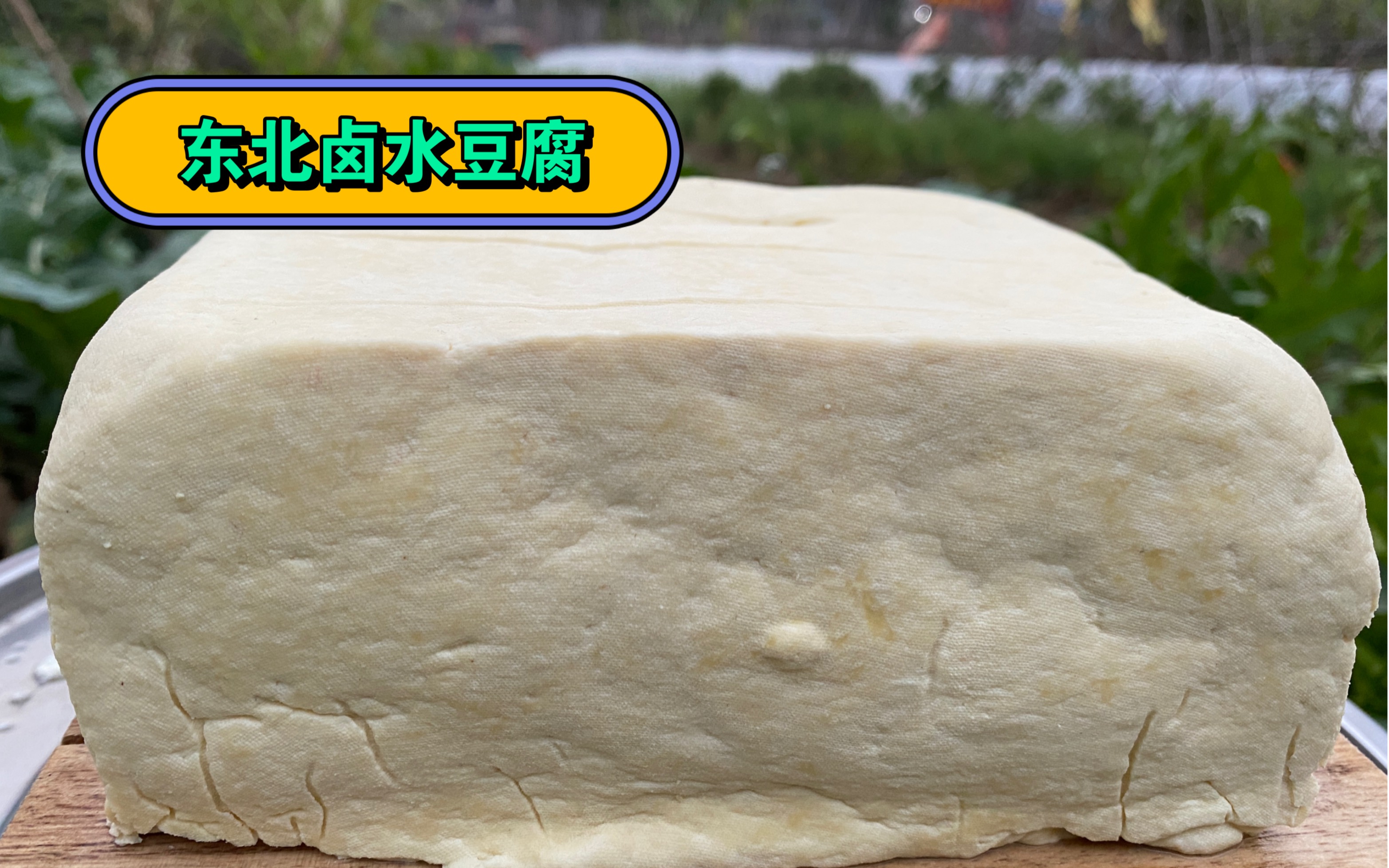 做豆腐选择黄豆很重要,东北特色卤水豆腐,在家也能做美食