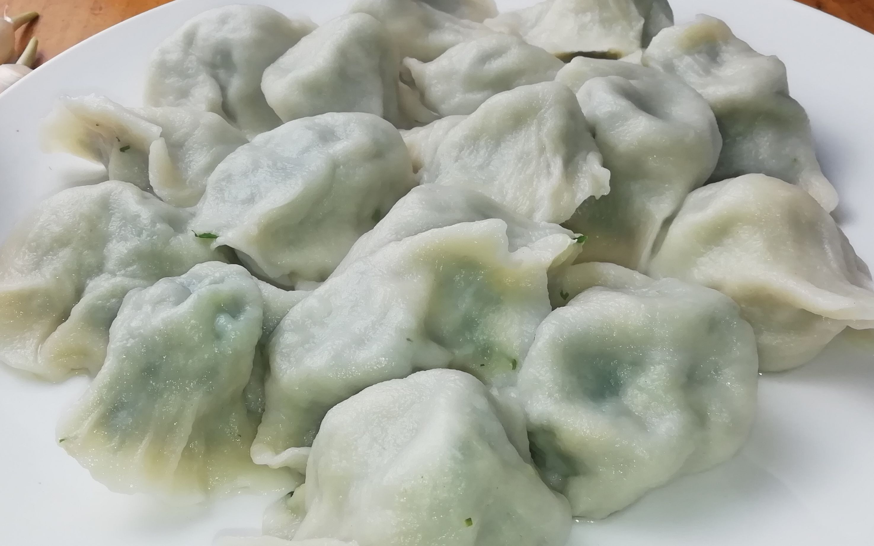 小茴香素饺子图片