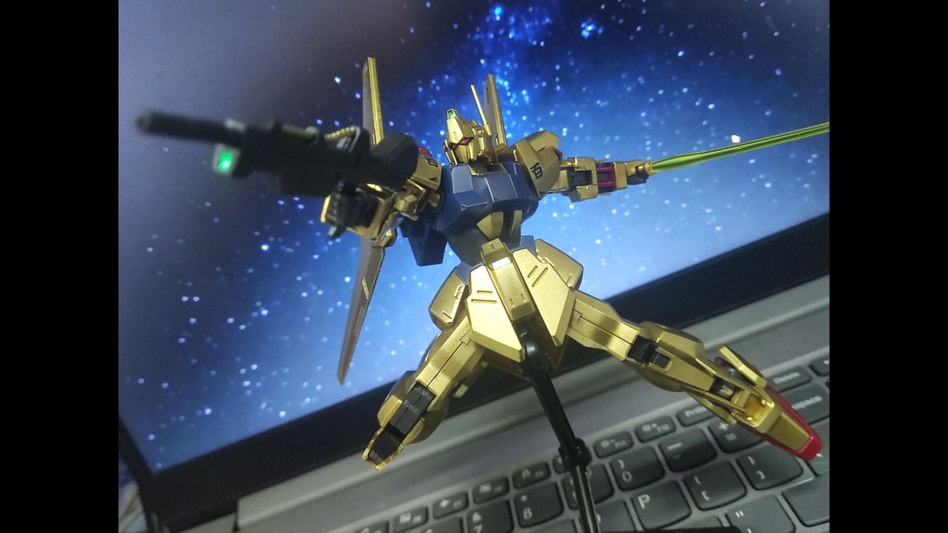 【pose show】简单掰一掰海绵大法 笔涂的hg新生百式(不敢掰太多,容易