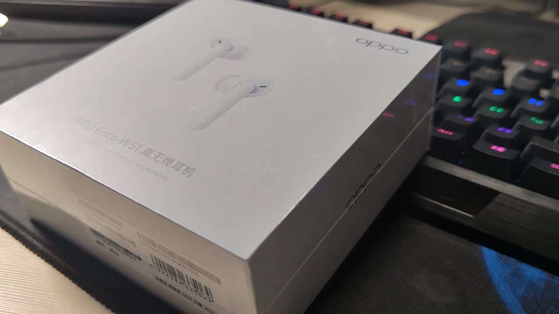 学生党耳机小白拼多多oppoencow51降噪耳机开箱使用感受