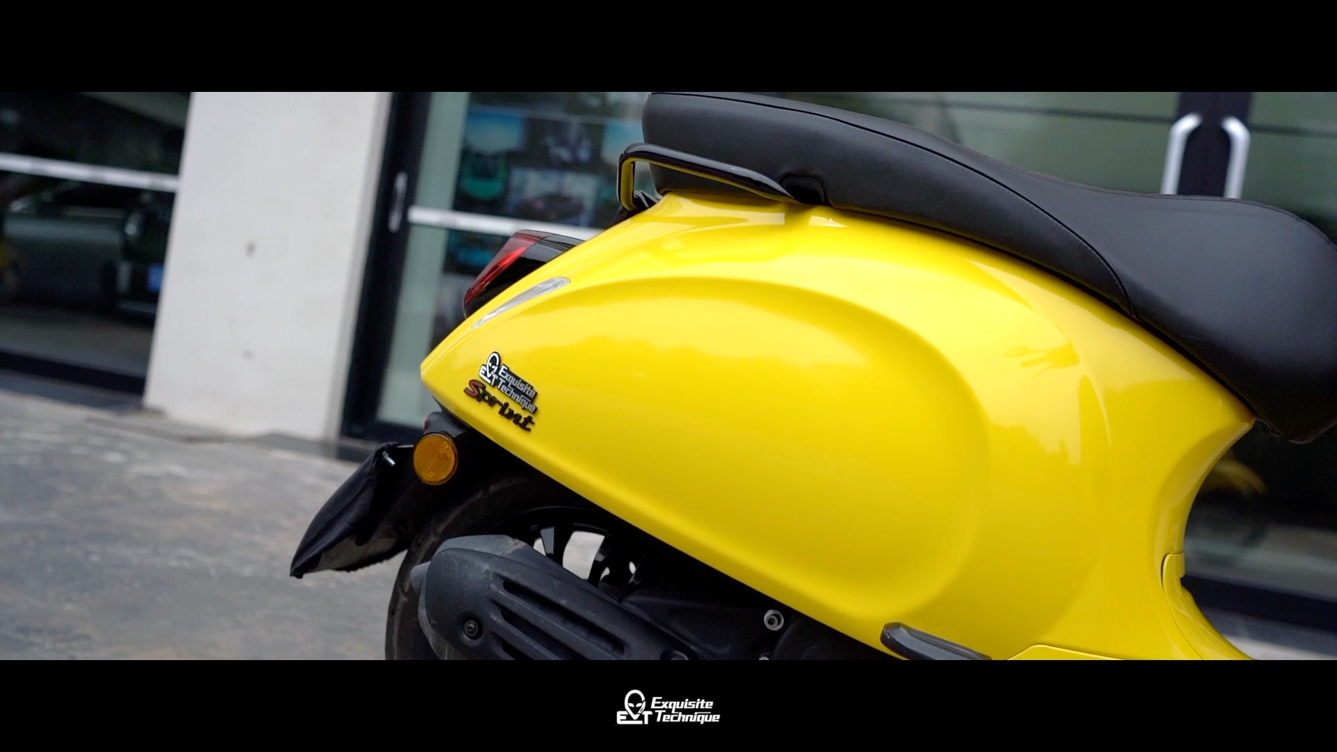 意大利复古踏板vespa 150 全车改色高亮水晶玉米黄 感谢车主友情出场