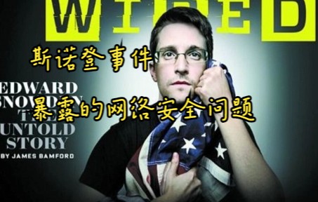 斯诺登事件,暴露的网络安全问题