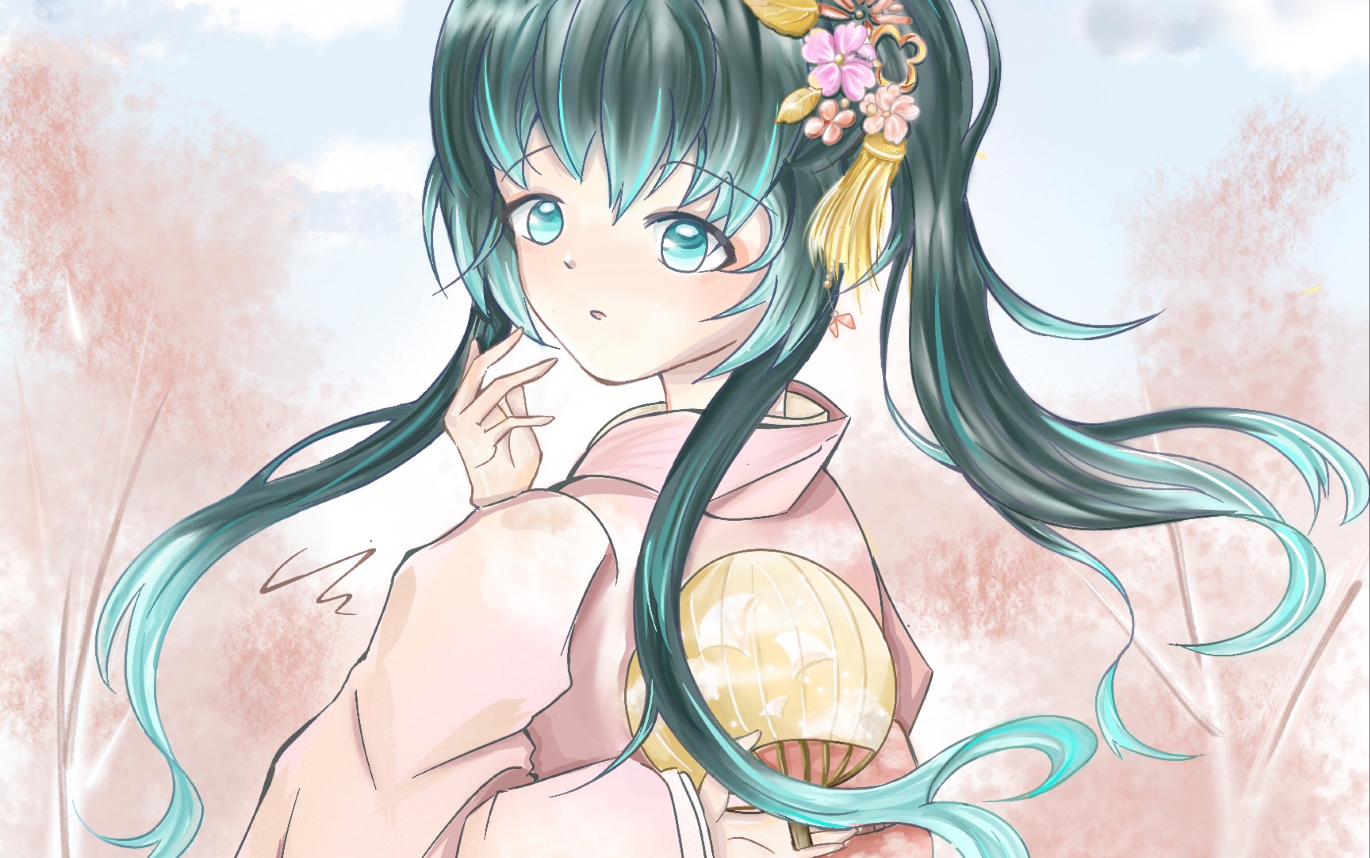 无一郎装女装去赏花了