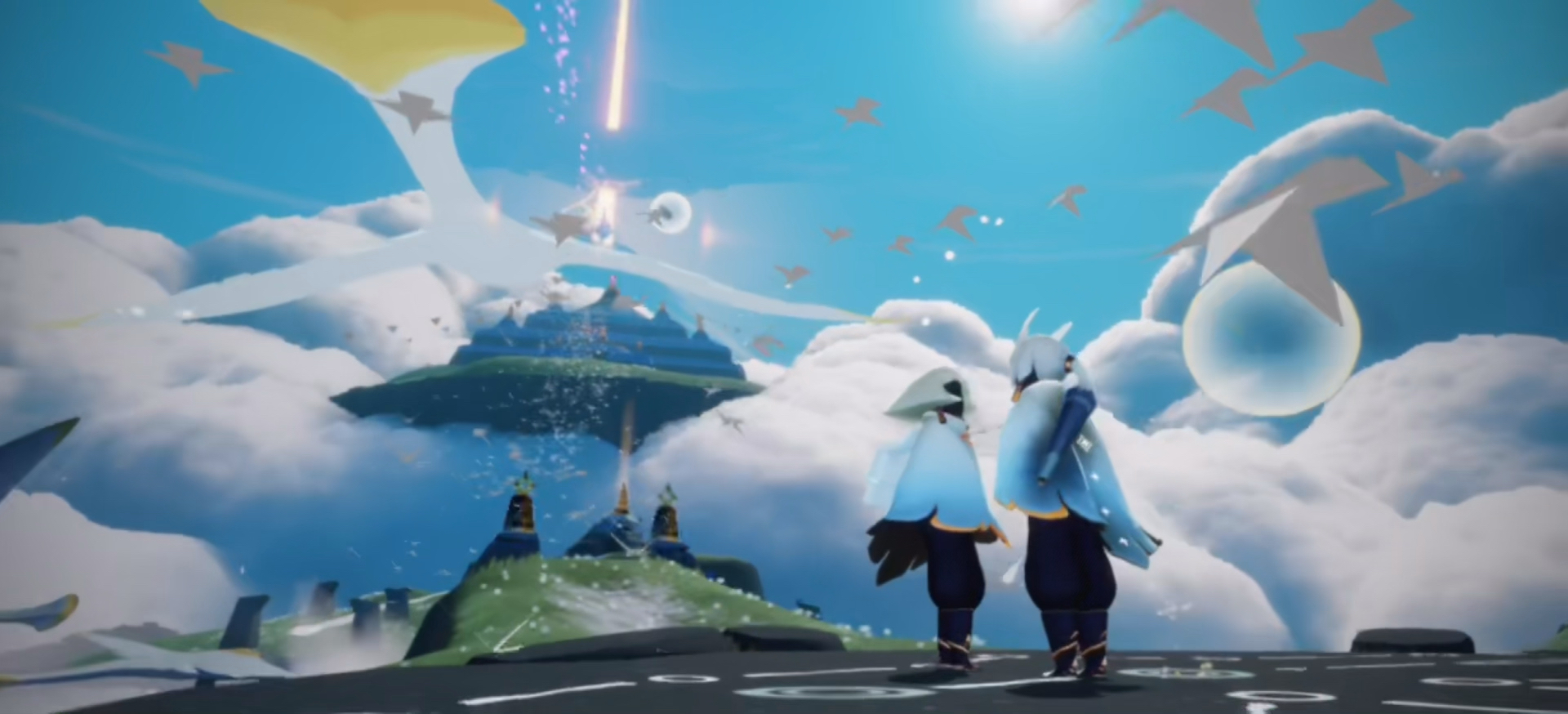 光遇##白菇#白鸟:我在凛冬之时回来