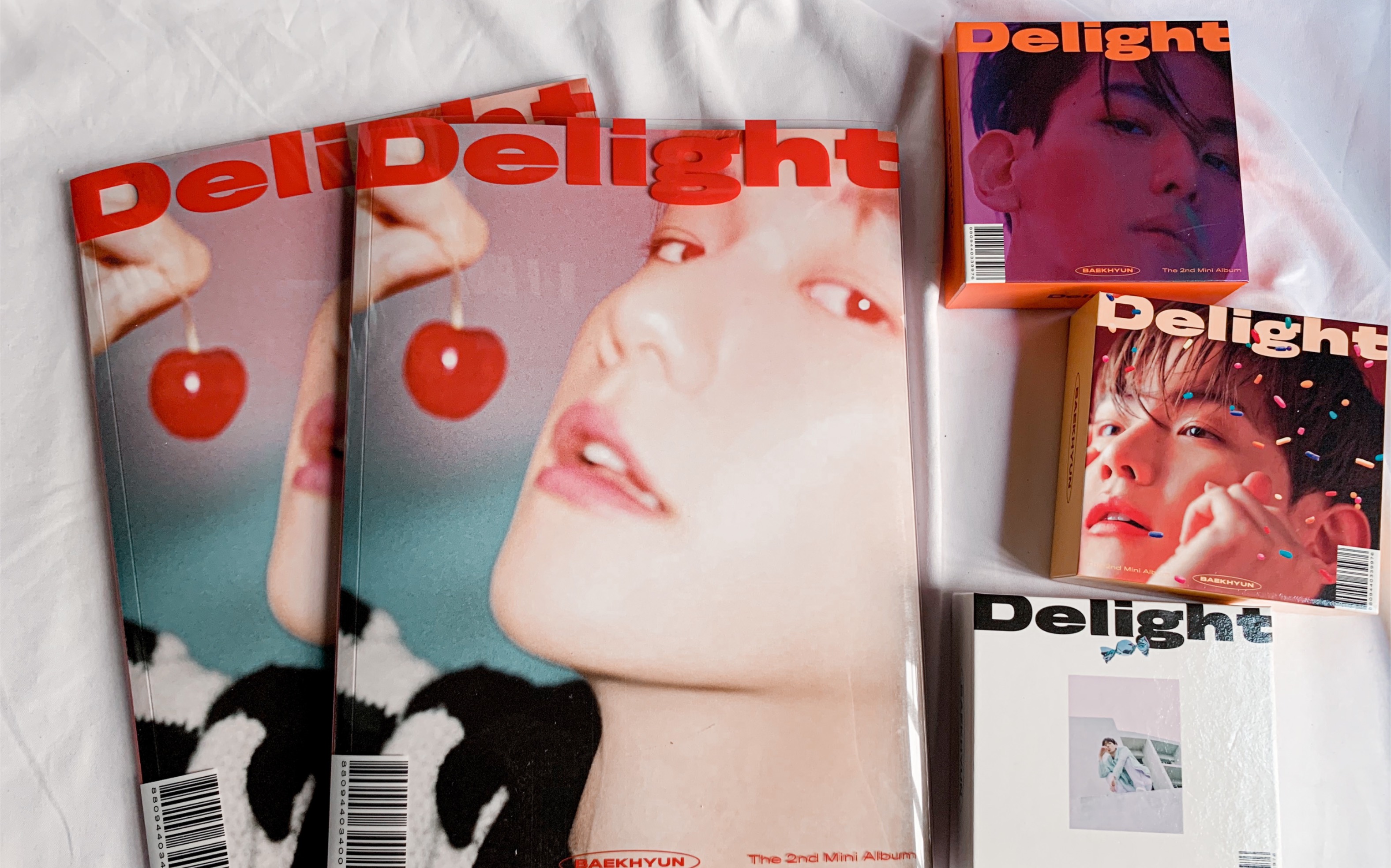 【爱丽日常】边伯贤delight solo二辑 k版&特别版拆专开箱_哔哩哔哩