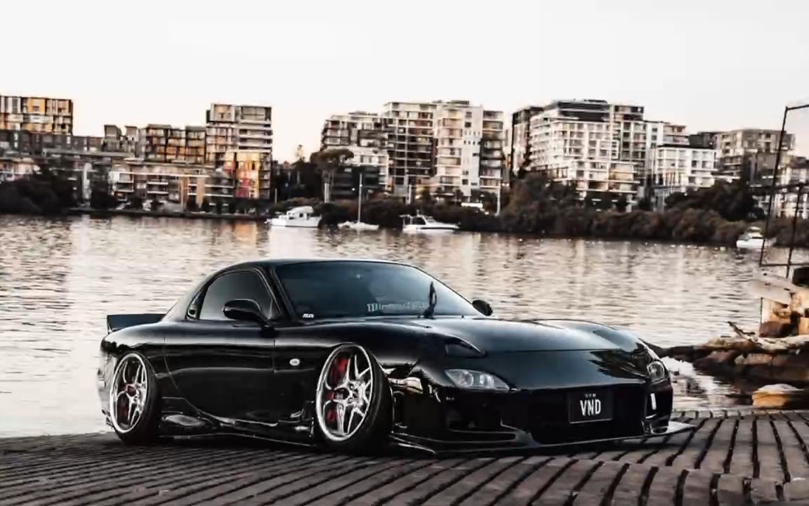 马自达rx-7&airbft气动避震原地姿态展示