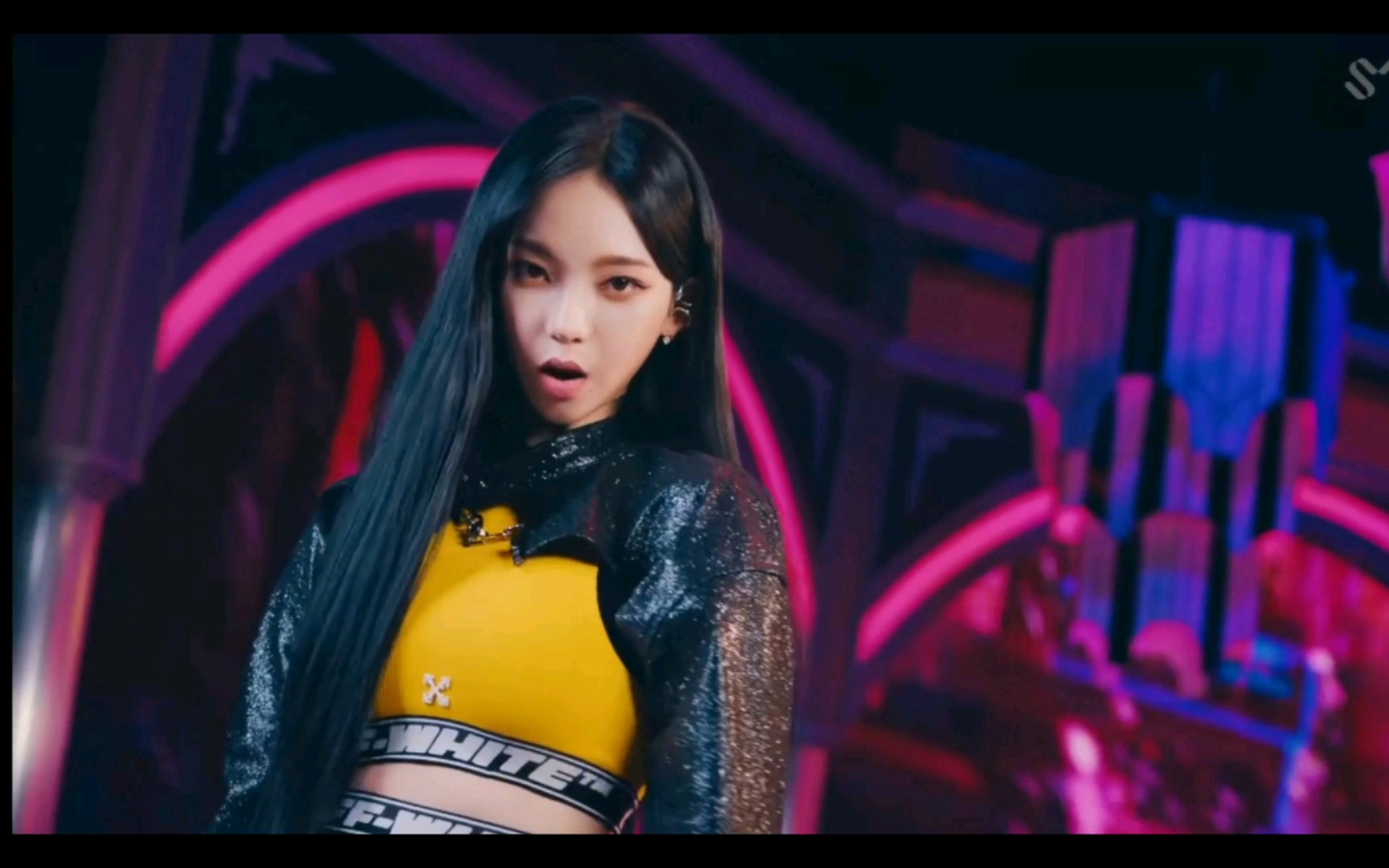 aespa《next level》柳智敏mv个人part部分,柳姐每个套服装都都好好看