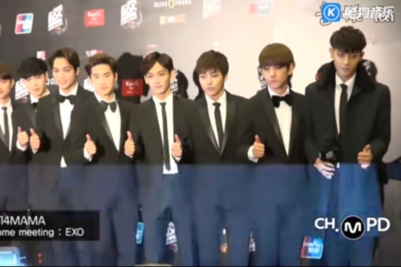 【exo】mama颁奖典礼记者会 mpd in 采访片段cut 14/12/03.