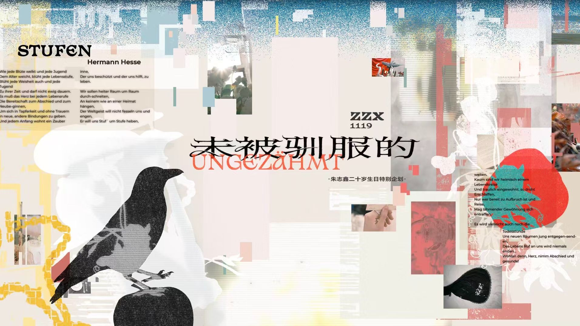 【登陆少年】朱志鑫20岁生日特别企划纪录片《未被驯服的(Ungezähmt)》