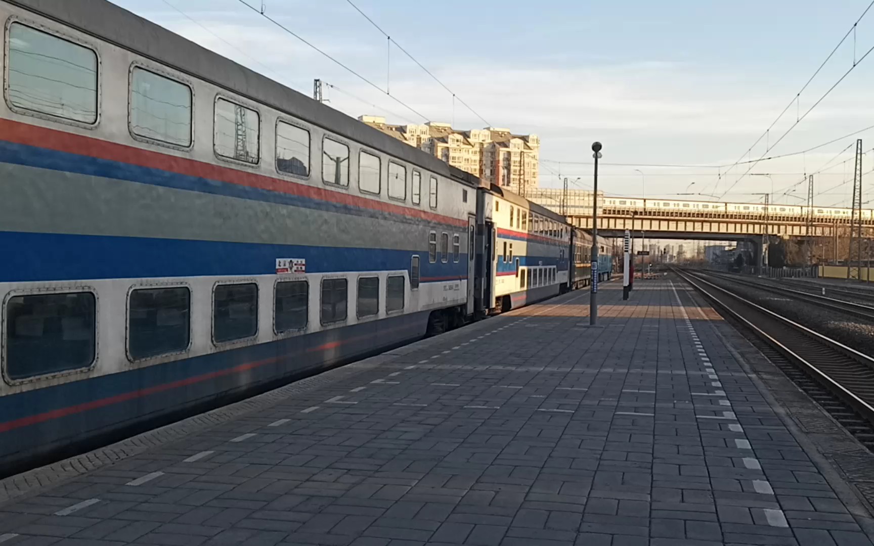 中国铁路北京铁路局k7711次通州西出站