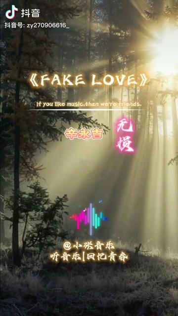 虚假的爱情Fake love(纯音乐)哔哩哔哩bilibili