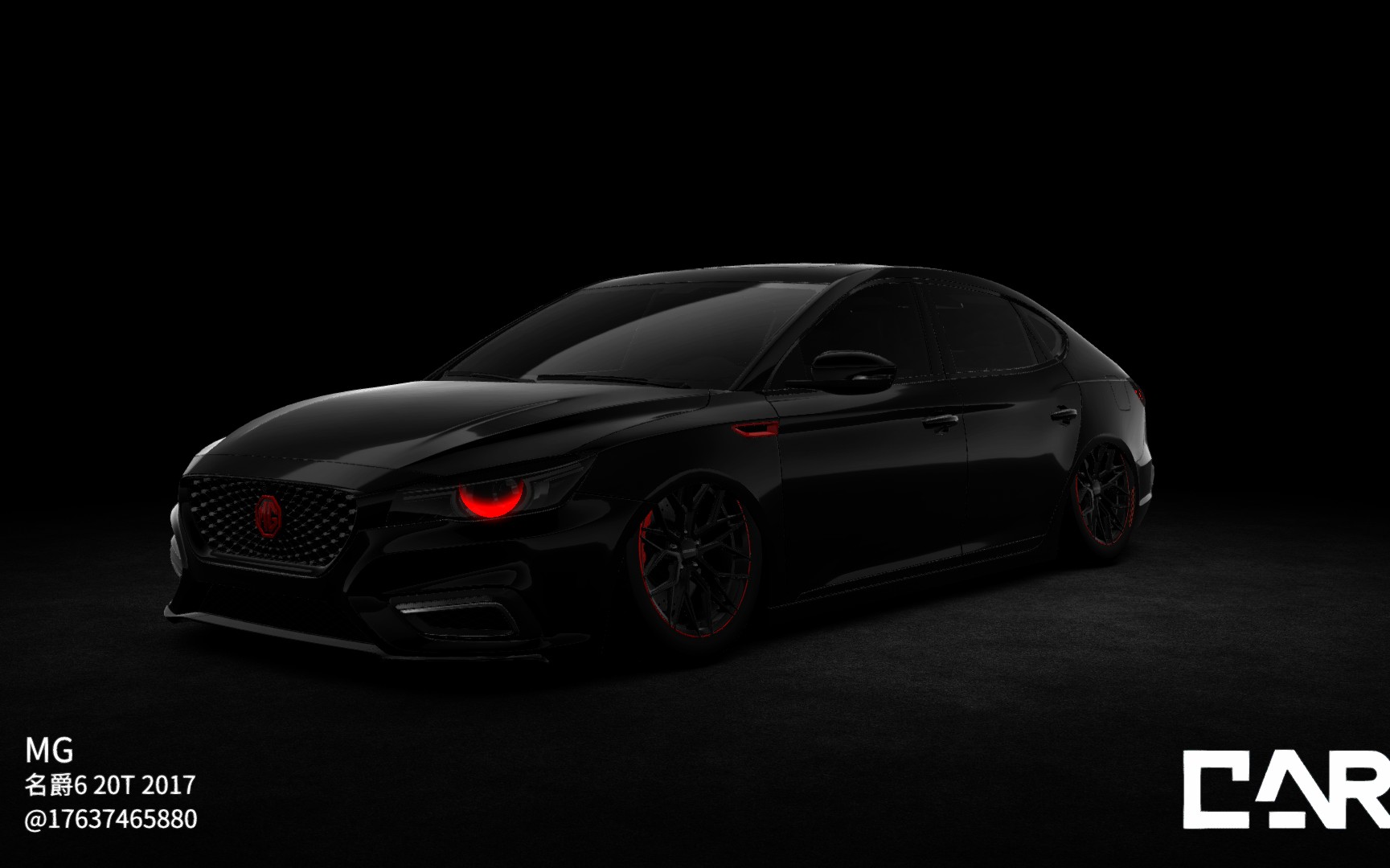 名爵6改装 黑武士风格