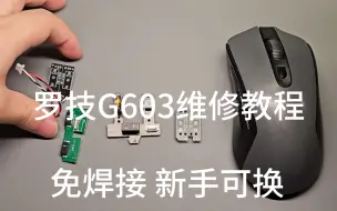 Télécharger la video: 免焊接罗技G603鼠标维修改微动改热插拔侧键更换滚轮编码器更换维修教程