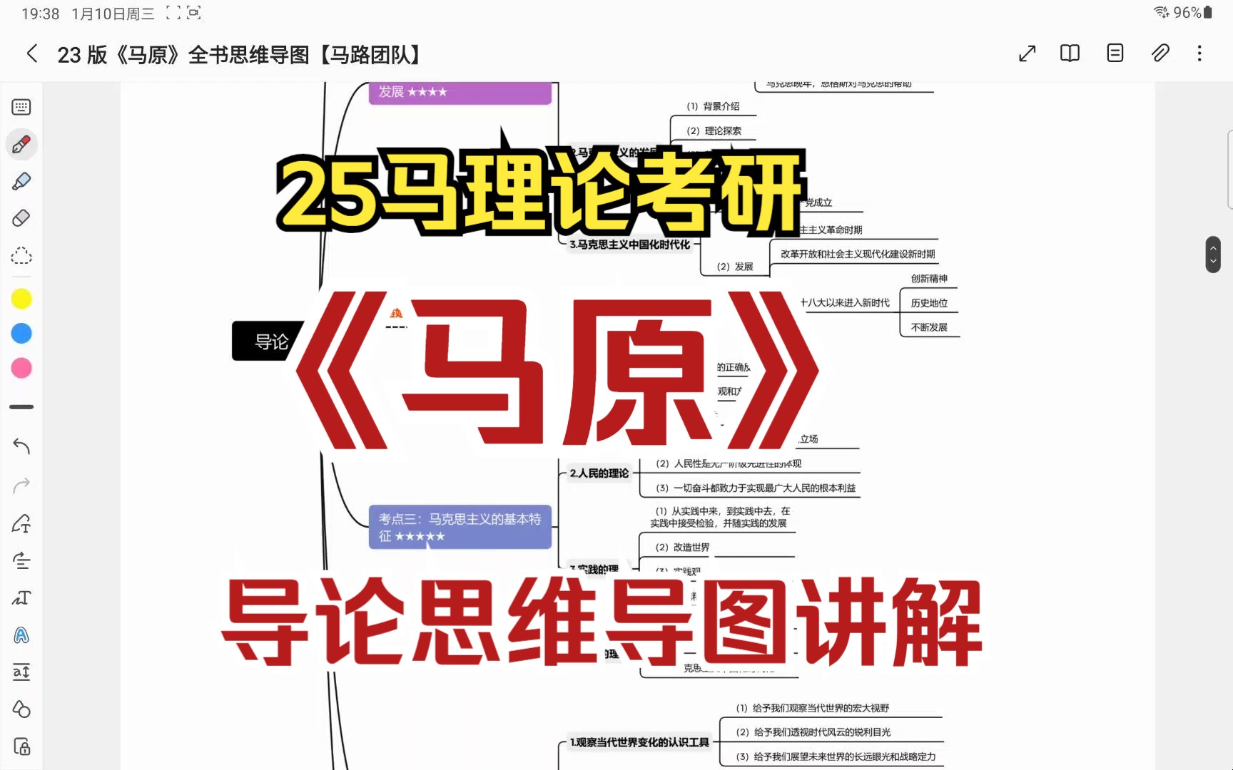 [图]25马理论考研网课：《马原》思维导图-导论