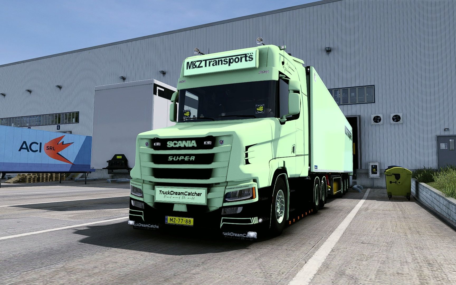 夜幕下的意大利总是交通堵塞啊 | 欧洲卡车模拟2