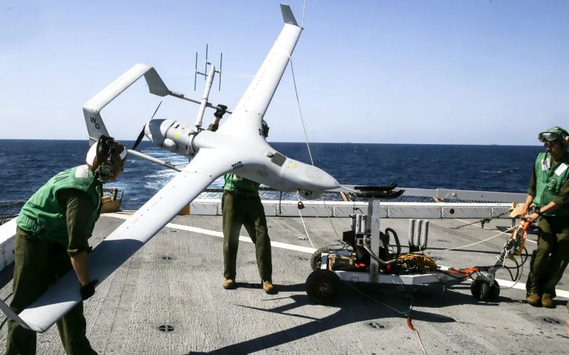 科技与军事:美国rq-21a无人机发射和回收(2336)