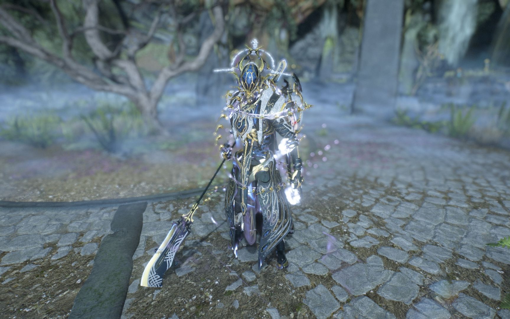 游铭霖warframe配色关刀冬至黄金黑冰